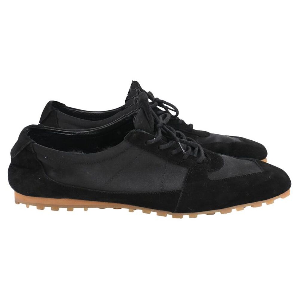 Aeyde Uma Slim Sneakers in Black Suede